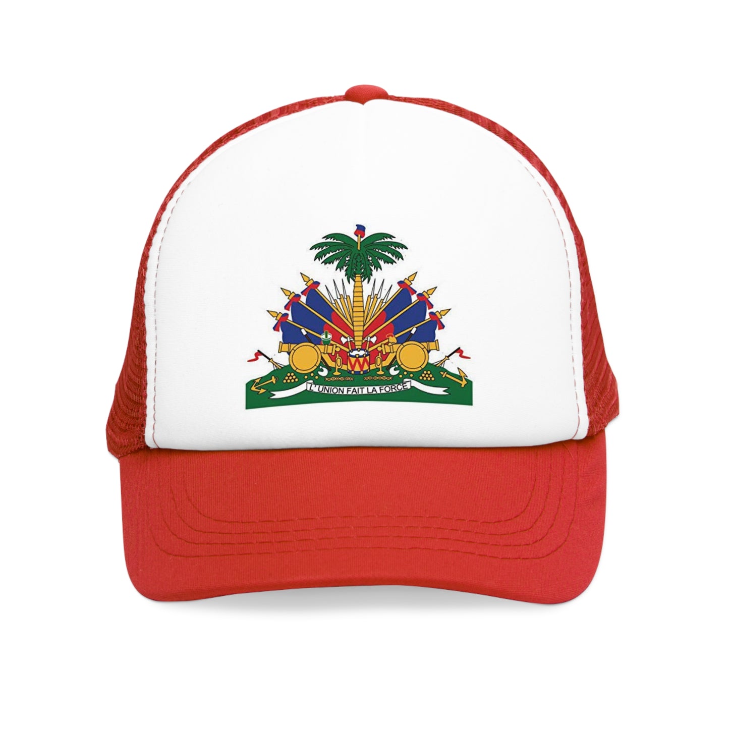 Haitian Flag Mesh Cap, Trucker Hat, Patriotic Hat, Summer Accessory, Festival Wear, Gift for Her/Him, Sports Cap
