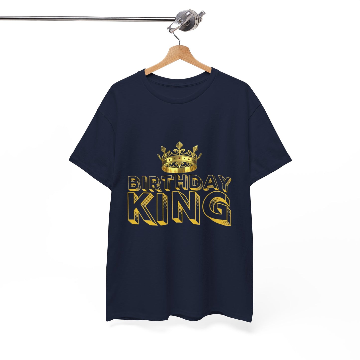 Birthday King T-Shirt | Unisex Gift Tee, Crown Graphic Tee, Celebration Apparel, Birthday Party Outfit, Fun Gift for Him/Her