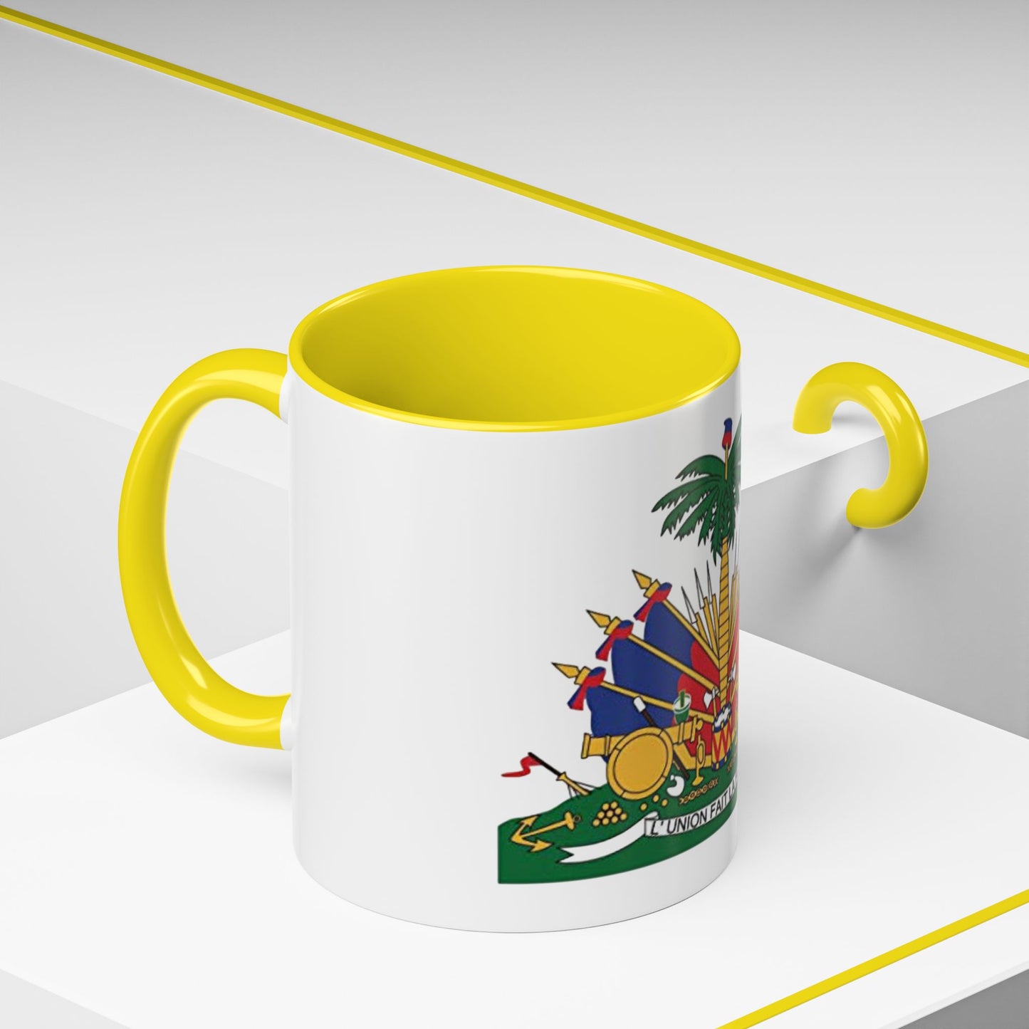 Haitian Heritage Coffee Mug - Celebrate Culture, Unique Gifts, Mugs for Coffee Lovers, Haitian Flag Design, Perfect for Any Occasion