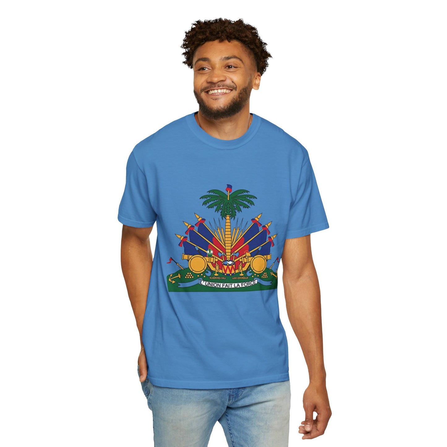 Haitian Pride Unisex T-shirt, Vibrant Design for Culture Lovers, Great for Festivals and Celebrations, Casual Wear