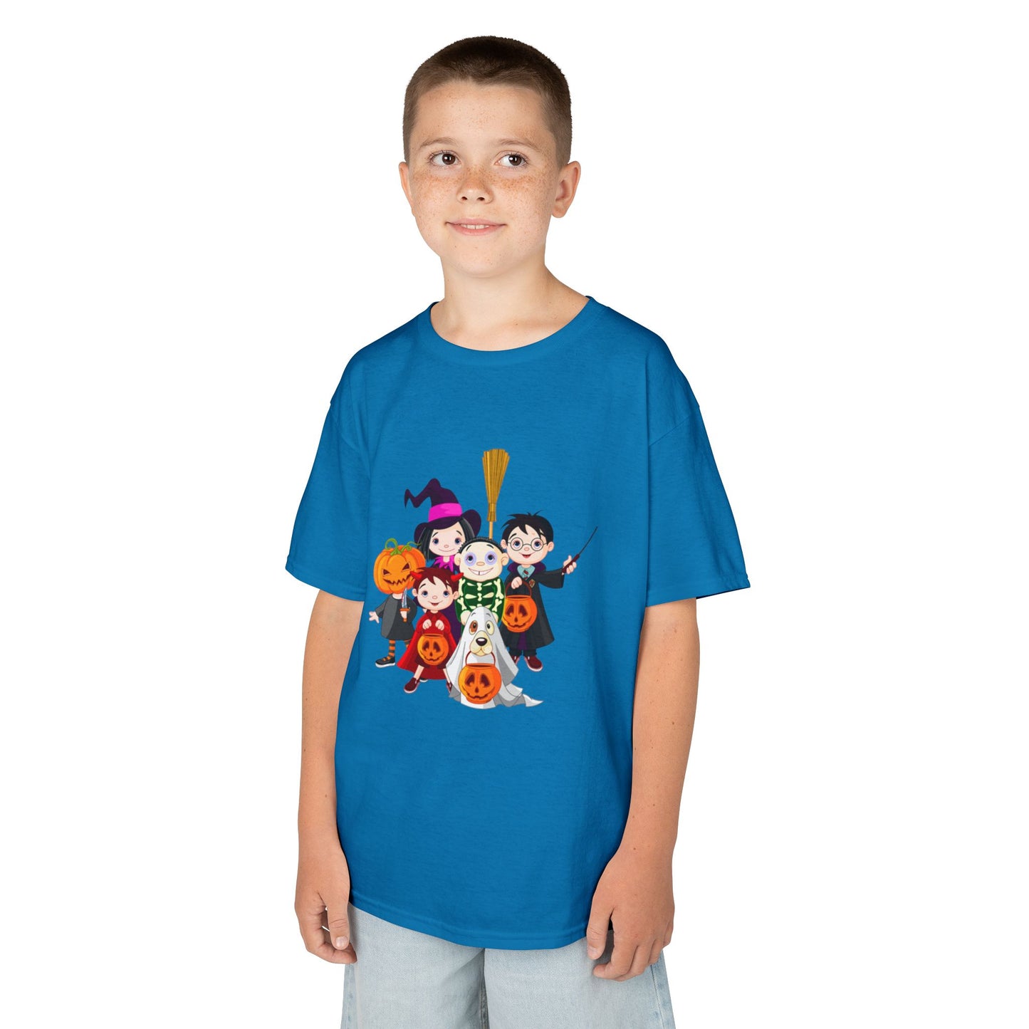 Halloween Kids Tee, Spooky Costume T-Shirt, Trick or Treat Shirt, Kids Halloween Apparel, Fun Fall Fashion