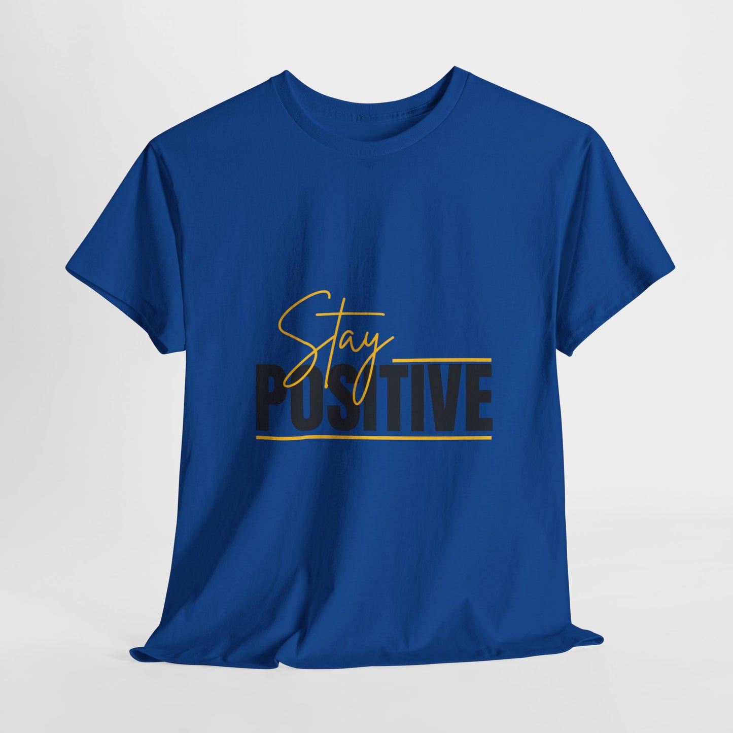 Stay Positive Unisex Tee, Motivational T-Shirt, Inspirational Apparel, Gift for Friends, Positive Vibes Shirt