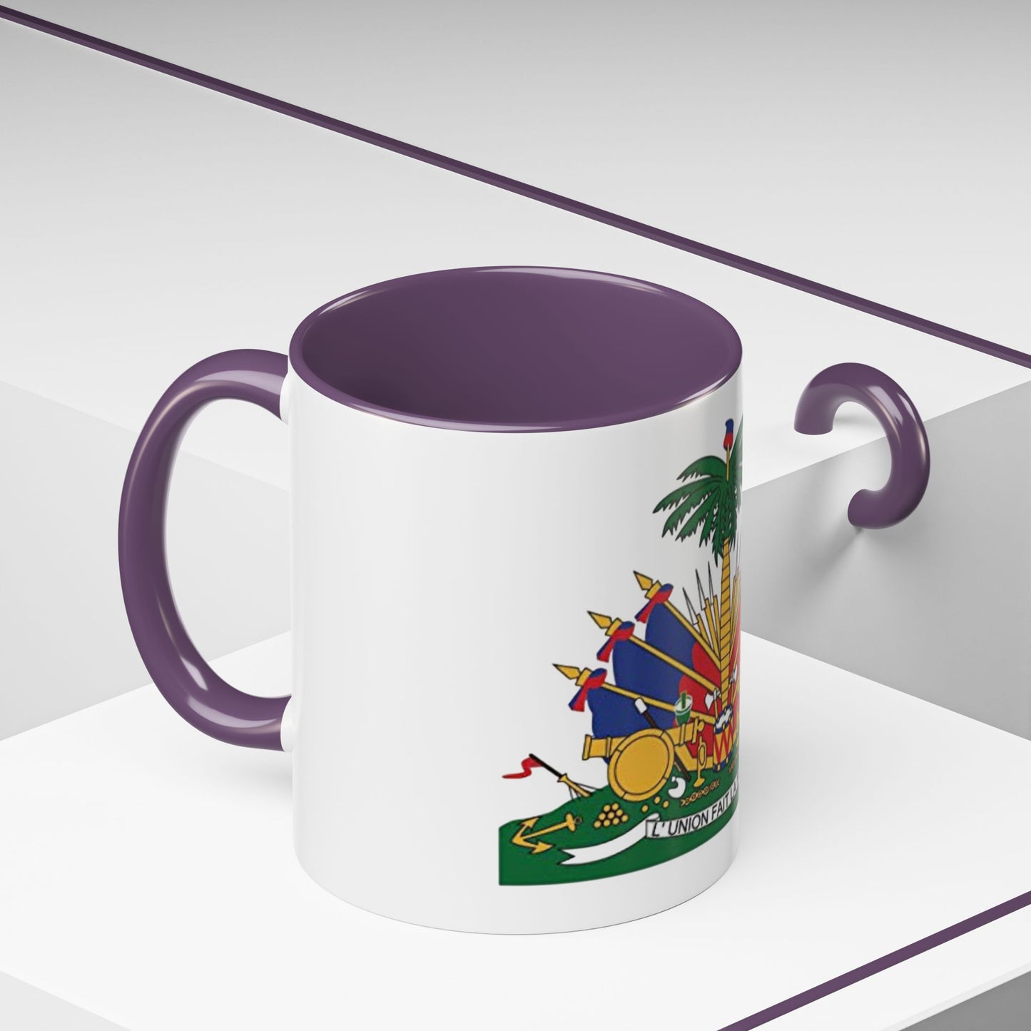 Haitian Heritage Coffee Mug - Celebrate Culture, Unique Gifts, Mugs for Coffee Lovers, Haitian Flag Design, Perfect for Any Occasion