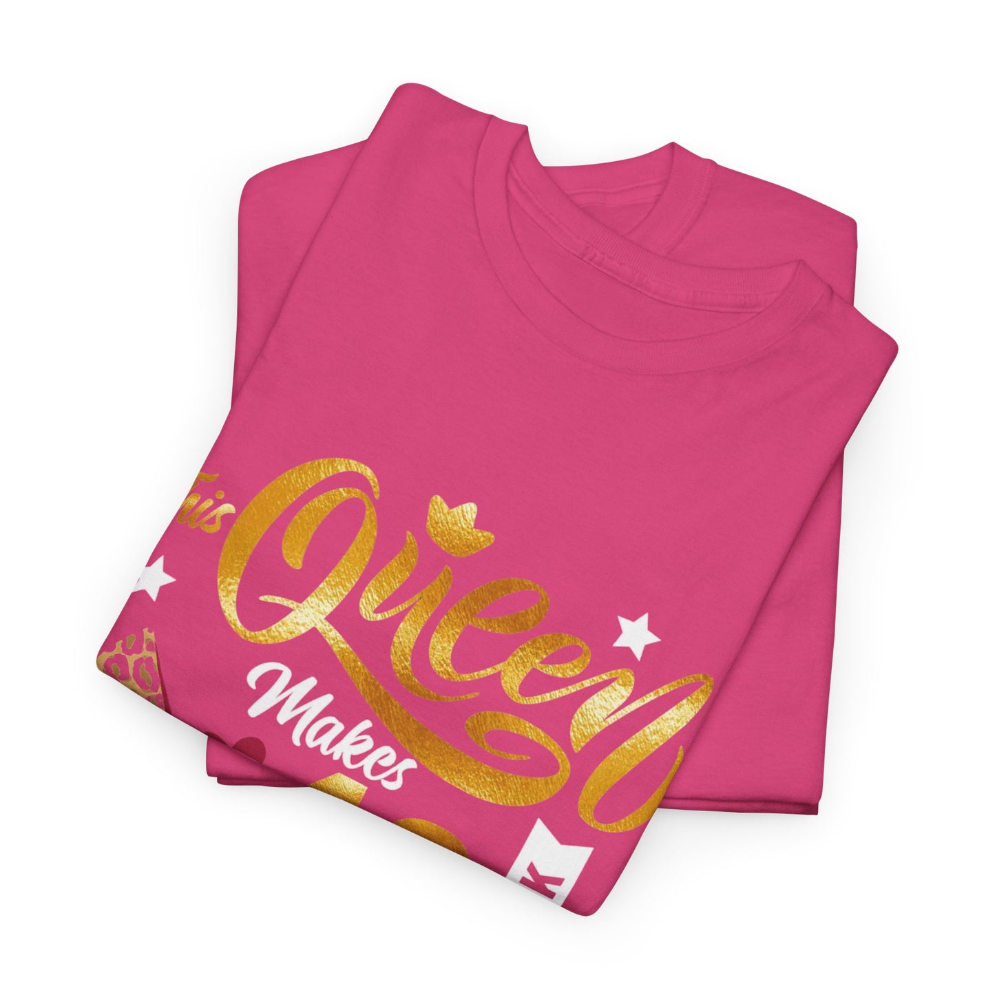 Fabulous 40 Queen Tee, Birthday Celebration T-Shirt, Unisex Cotton Top, Gift for Her, Fun Party Shirt, Leopard Print Design