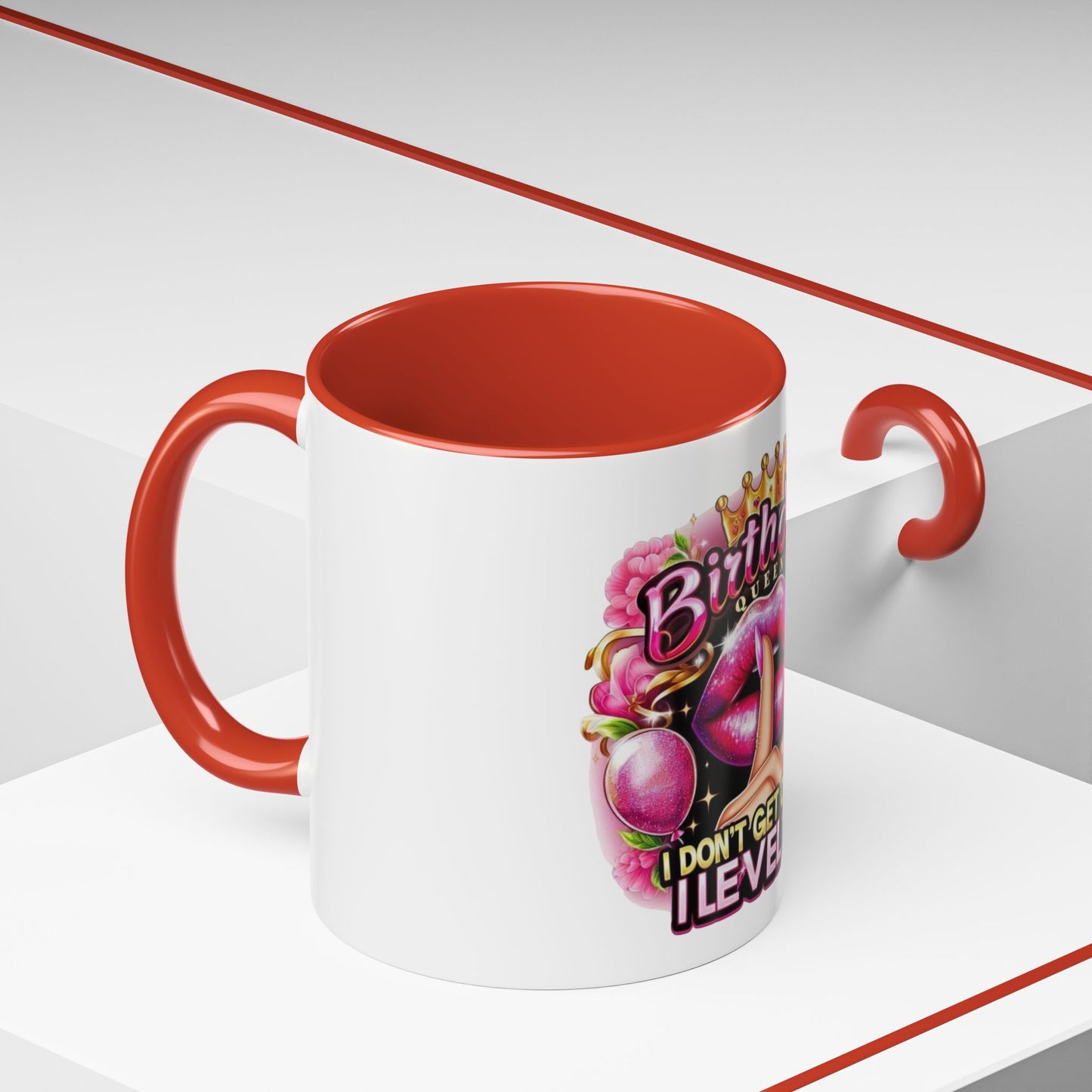 Birthday Queen Coffee Mug - Sassy Gift for Her, Fun Birthday Mug, Level Up Your Morning, Perfect for Celebrations, Unique Drinkware