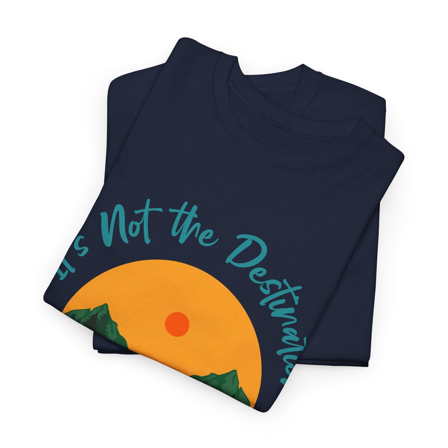 Journey-Themed Unisex Cotton Tee, Travel Shirt, Adventure Clothing, Gift for Travelers, Inspirational Tee, Road Trip Shirt