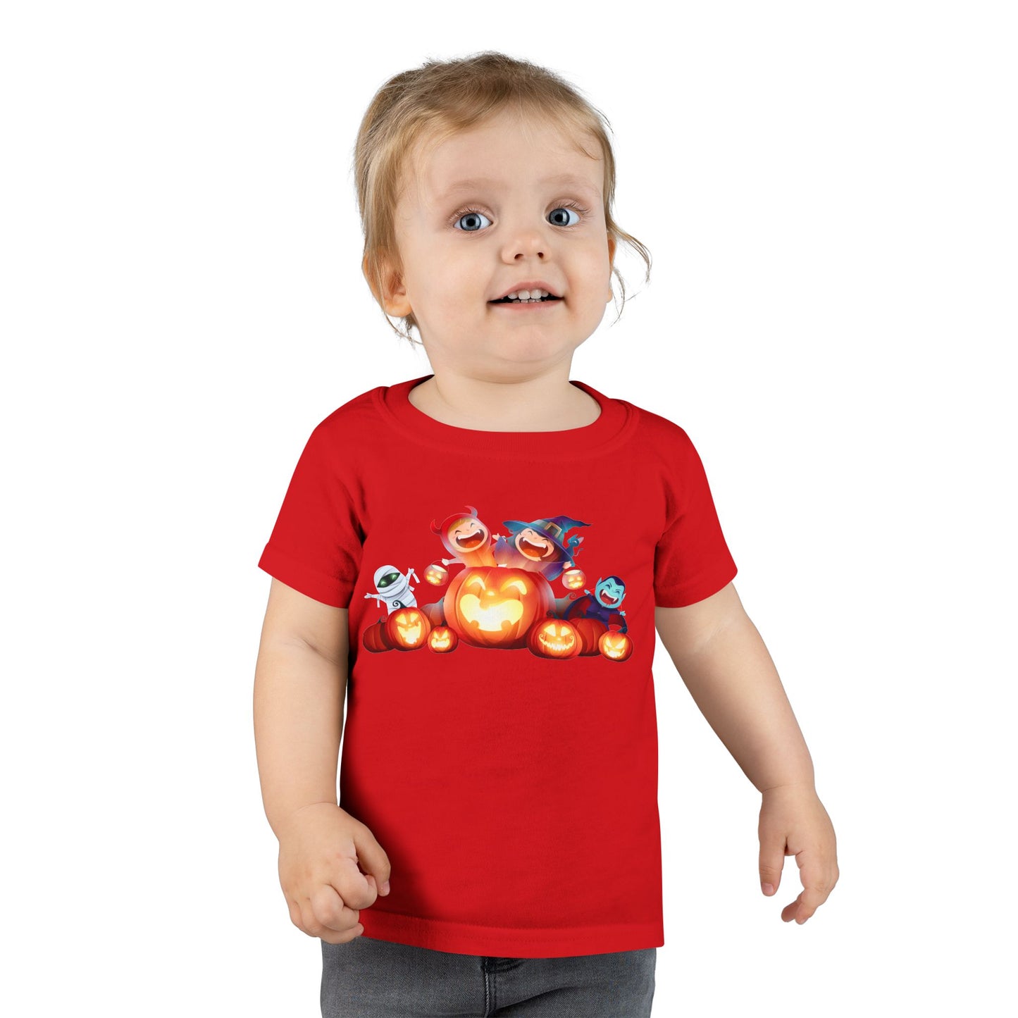 Toddler Halloween T-Shirt, Cute Kids Costume Tee, Pumpkin Graphic Shirt, Trick or Treat T-Shirt, Spooky Toddler Apparel