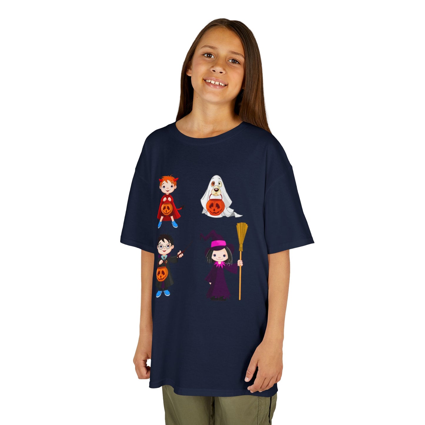 Halloween Kids Tee, Spooky Fun Shirt for Kids, Halloween Costume Top, Trick or Treat Shirt, Kids Party Wear, Fall Celebration Tee