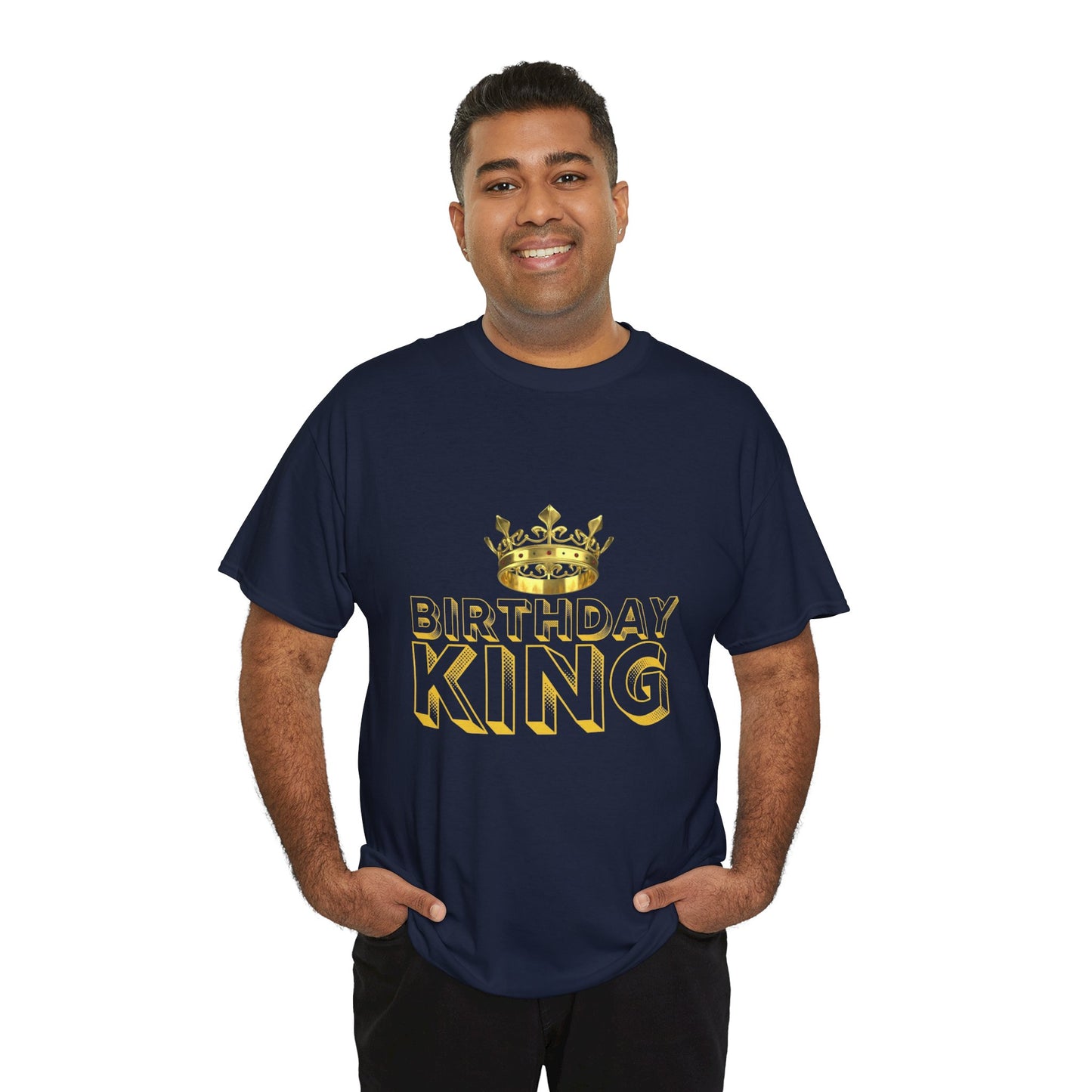 Birthday King T-Shirt | Unisex Gift Tee, Crown Graphic Tee, Celebration Apparel, Birthday Party Outfit, Fun Gift for Him/Her