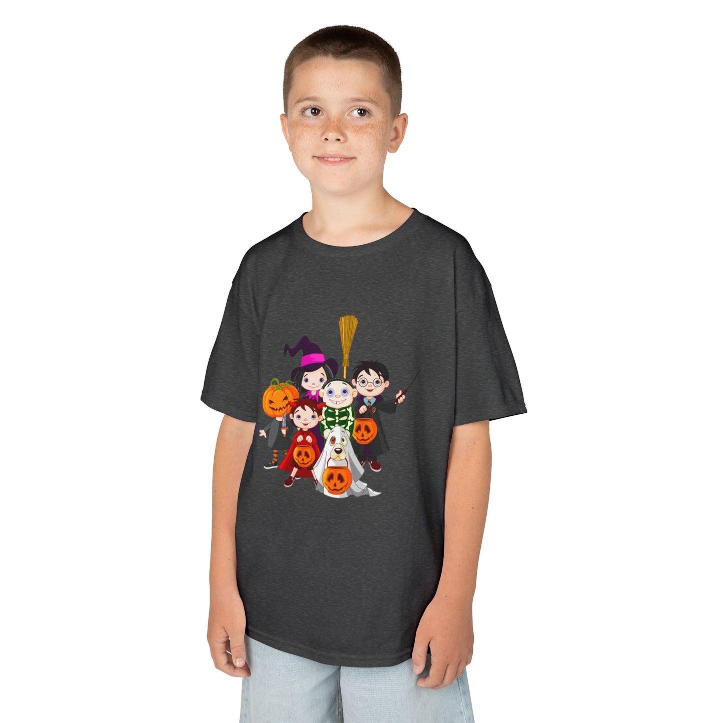 Halloween Kids Tee, Spooky Costume T-Shirt, Trick or Treat Shirt, Kids Halloween Apparel, Fun Fall Fashion