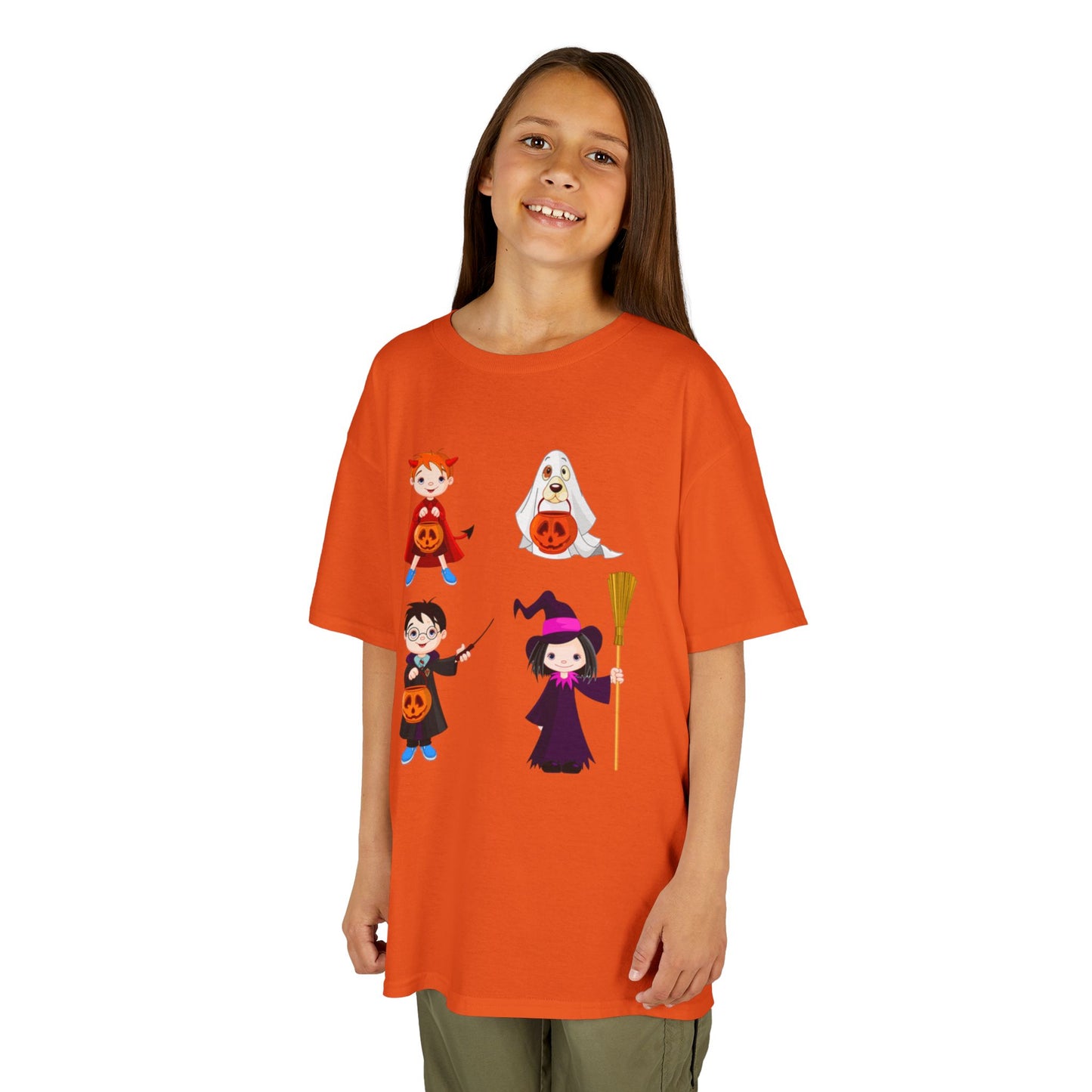 Halloween Kids Tee, Spooky Fun Shirt for Kids, Halloween Costume Top, Trick or Treat Shirt, Kids Party Wear, Fall Celebration Tee
