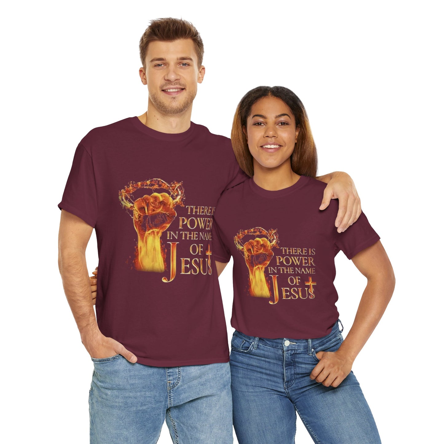 Empowering Jesus Tee, Unisex Christian T-Shirt, Faith-Based Apparel, Inspirational Gift, Spiritual Wear
