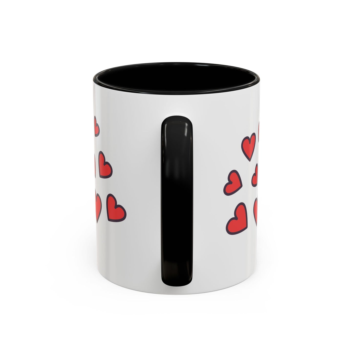 Love is Love Accent Coffee Mug | Cute Gift for Friends, LGBTQ+ Pride, Valentine's Day, Home Decor, Heart Design