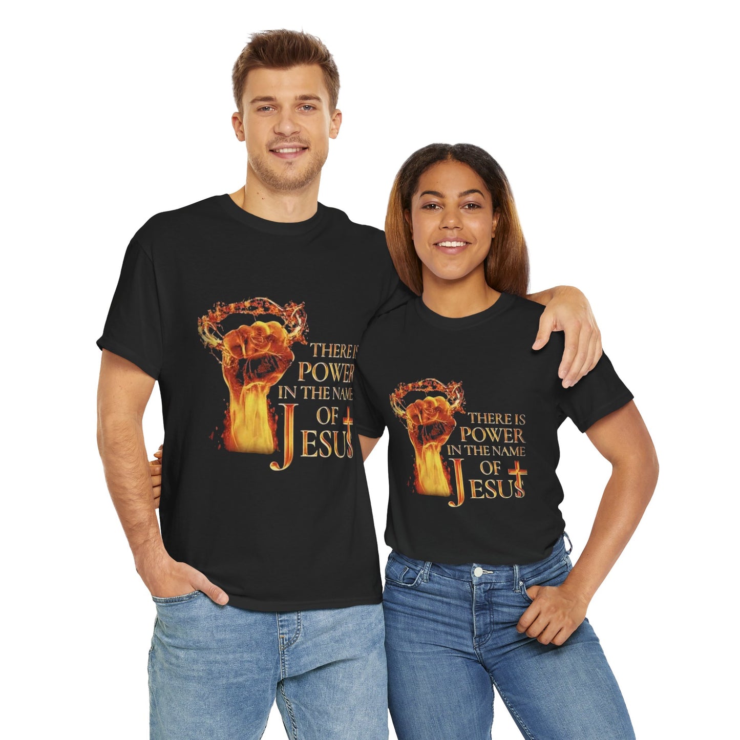 Empowering Jesus Tee, Unisex Christian T-Shirt, Faith-Based Apparel, Inspirational Gift, Spiritual Wear