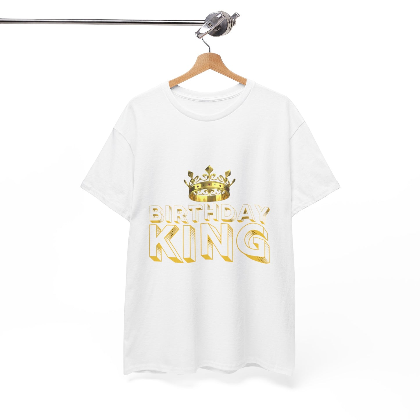Birthday King T-Shirt | Unisex Gift Tee, Crown Graphic Tee, Celebration Apparel, Birthday Party Outfit, Fun Gift for Him/Her