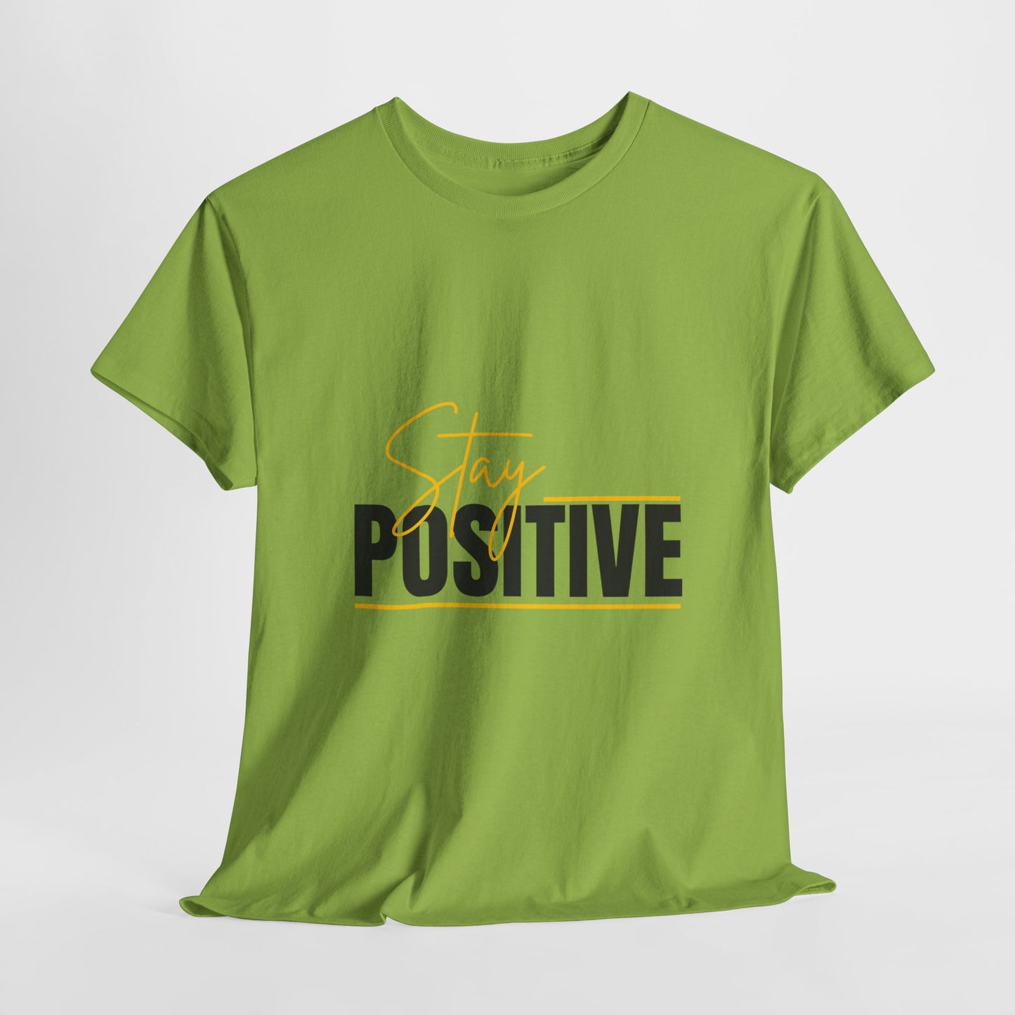 Stay Positive Unisex Tee, Motivational T-Shirt, Inspirational Apparel, Gift for Friends, Positive Vibes Shirt