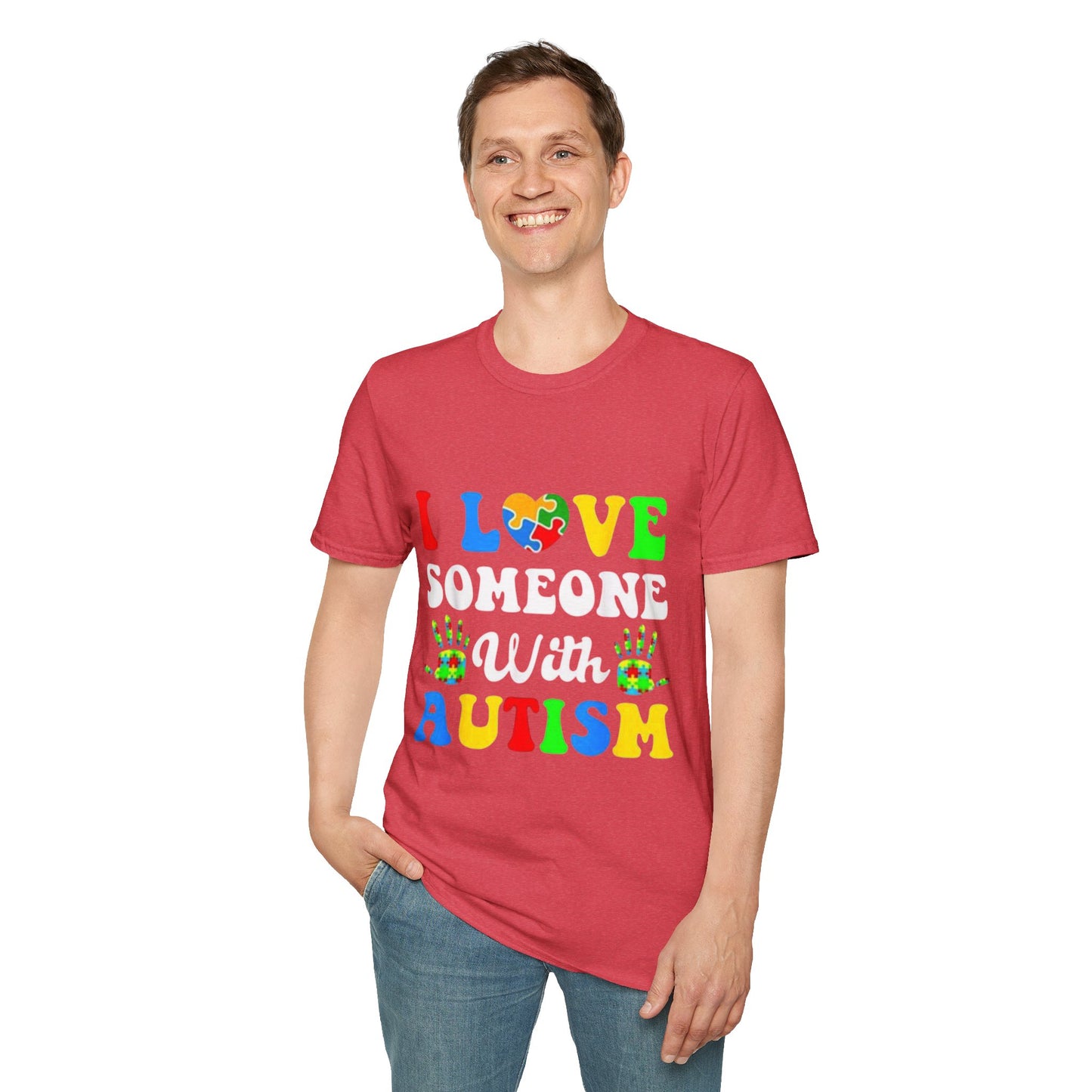 Unisex Autism Awareness T-Shirt, I Love Someone With Autism Shirt, Gift for Autism Supporters, Softstyle Tee for Awareness Events, [...]