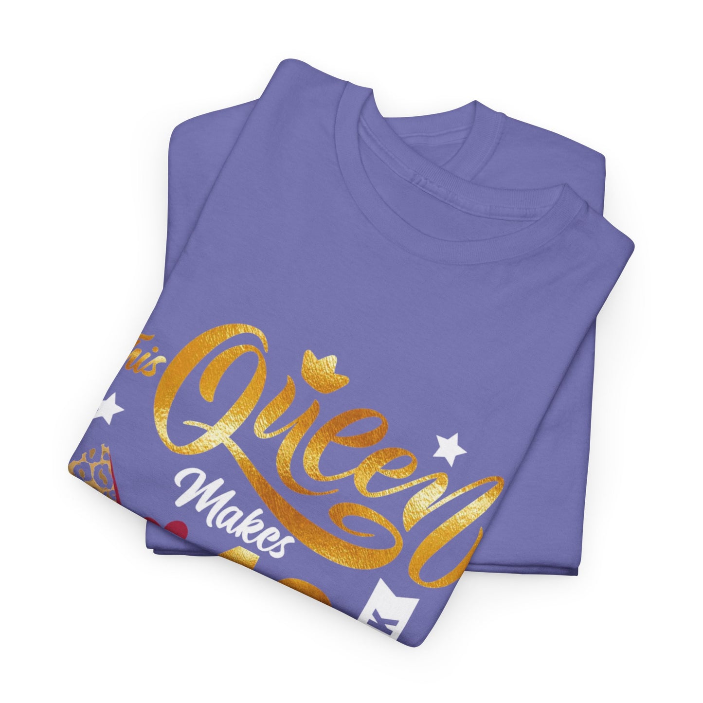Fabulous 40 Queen Tee, Birthday Celebration T-Shirt, Unisex Cotton Top, Gift for Her, Fun Party Shirt, Leopard Print Design