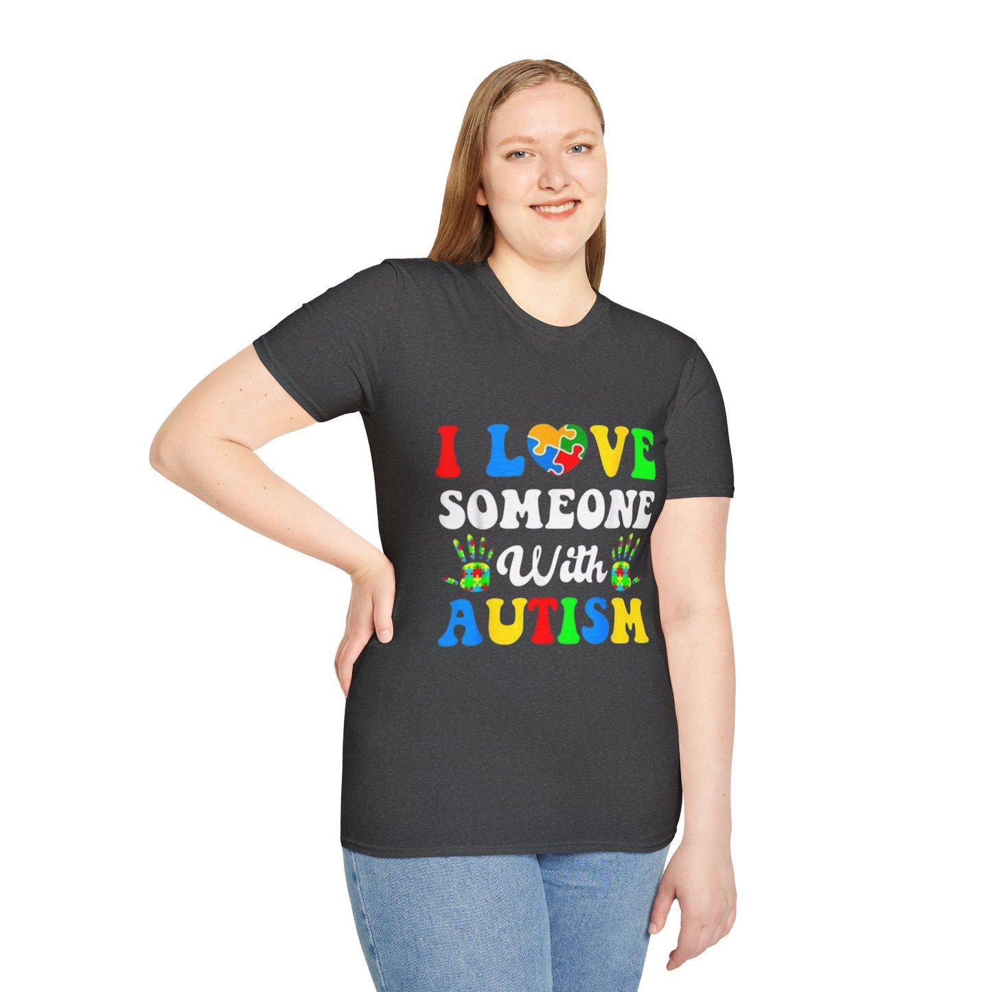 Unisex Autism Awareness T-Shirt, I Love Someone With Autism Shirt, Gift for Autism Supporters, Softstyle Tee for Awareness Events, [...]