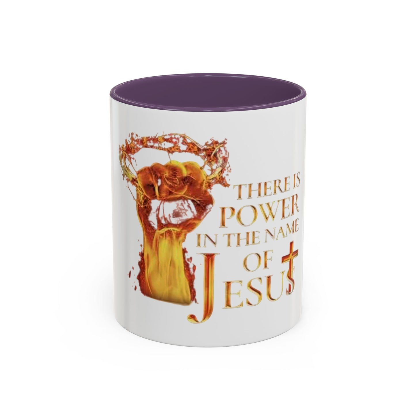 Power in the Name of Jesus Coffee Mug - Inspirational Gift for Christians, Faith-Based Decor, Religious Mug, Unique Coffee Cup, [...]
