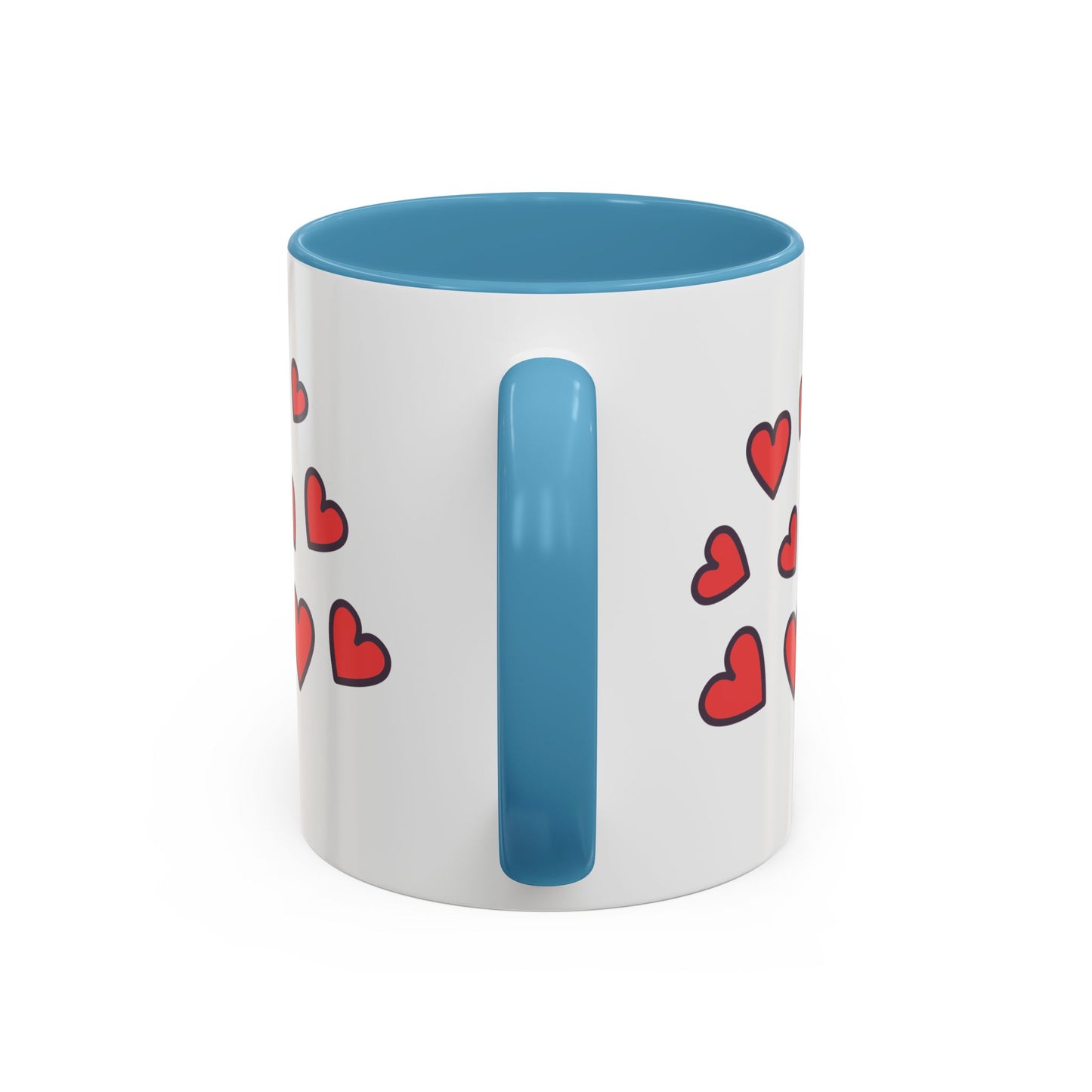 Love is Love Accent Coffee Mug | Cute Gift for Friends, LGBTQ+ Pride, Valentine's Day, Home Decor, Heart Design