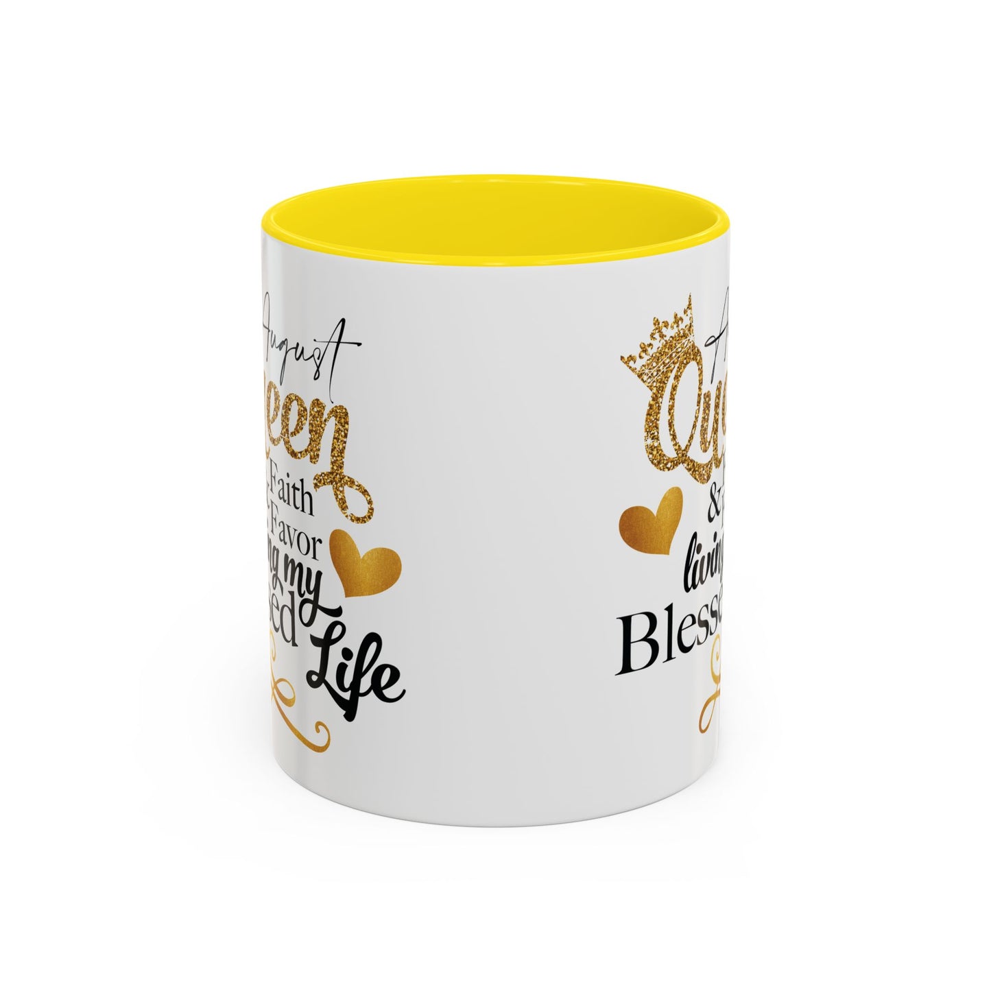 August Queen Birthday Mugs, Accent Coffee Mug (11, 15oz)