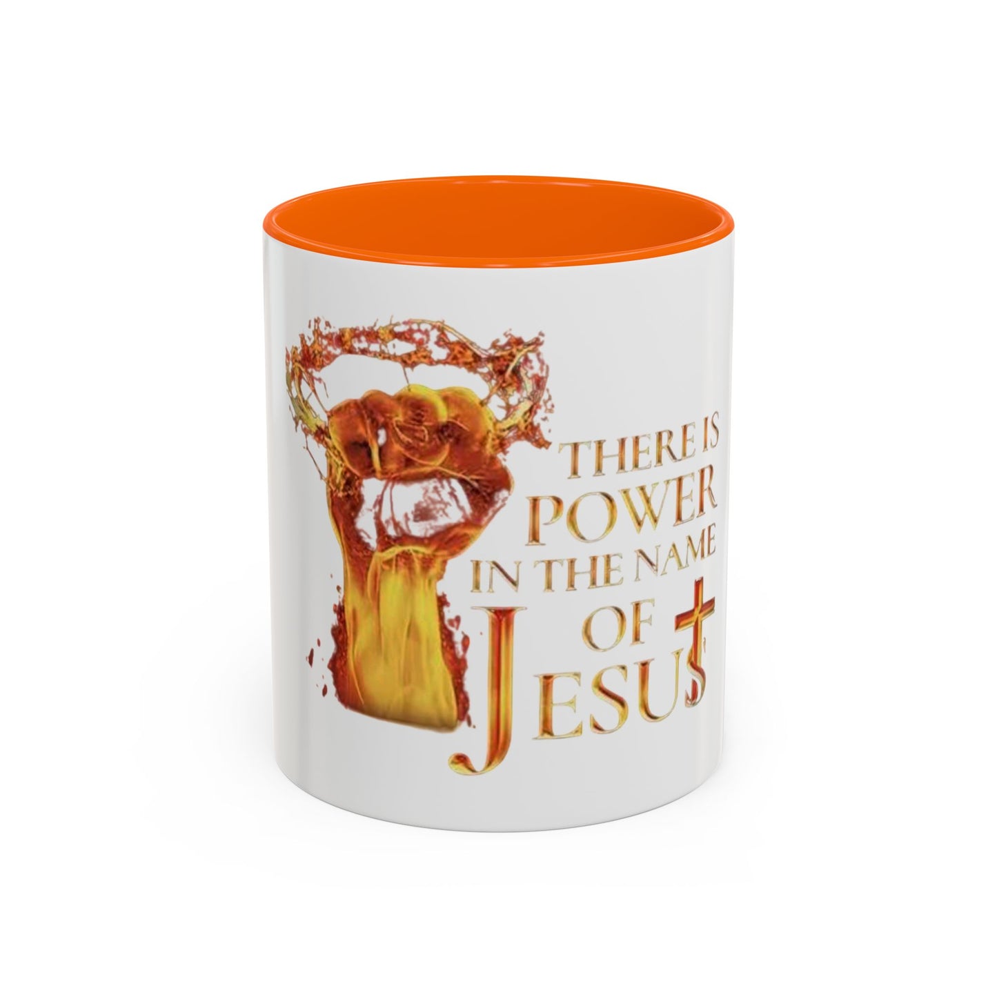 Power in the Name of Jesus Coffee Mug - Inspirational Gift for Christians, Faith-Based Decor, Religious Mug, Unique Coffee Cup, [...]