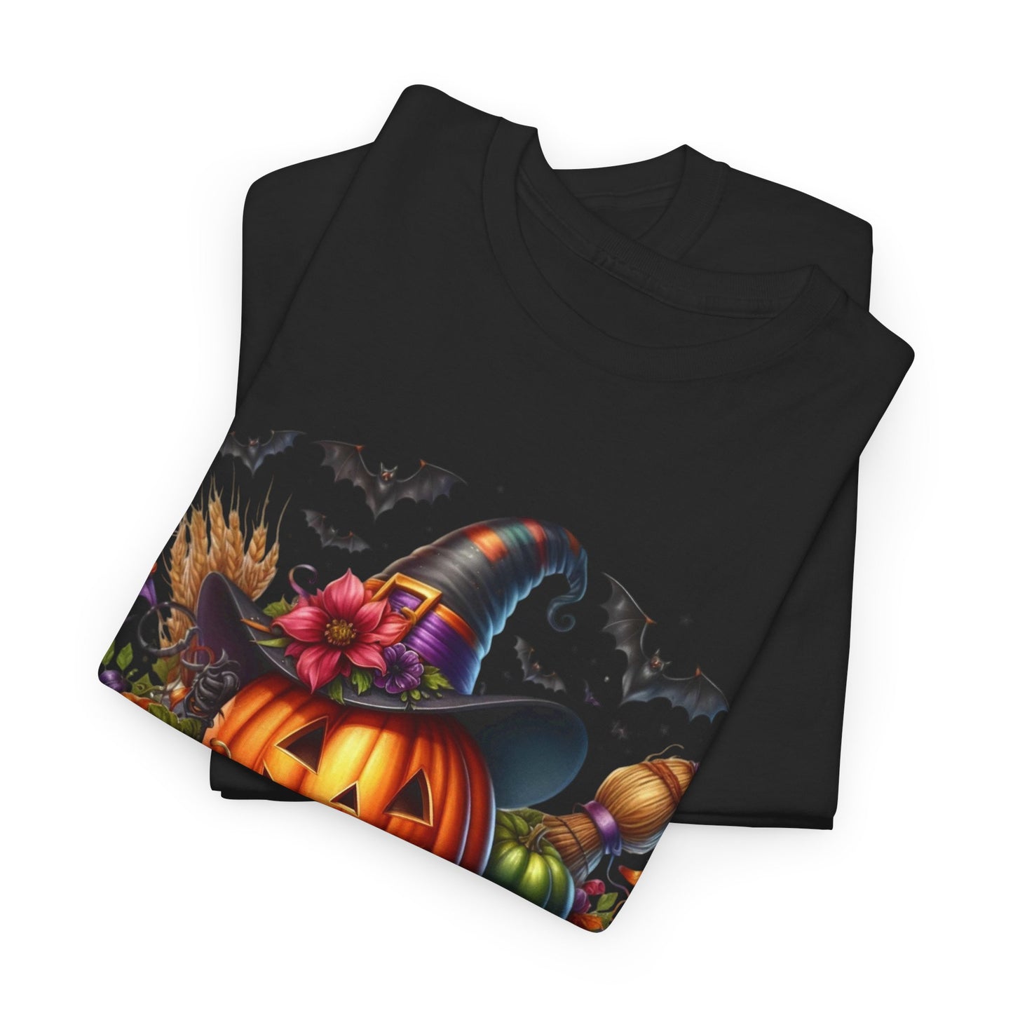 Happy Halloween Unisex Tee, Cozy Halloween Shirt, Pumpkin Graphic Tee, Fall Fashion, Casual Halloween Apparel, Gifts for Halloween Lovers