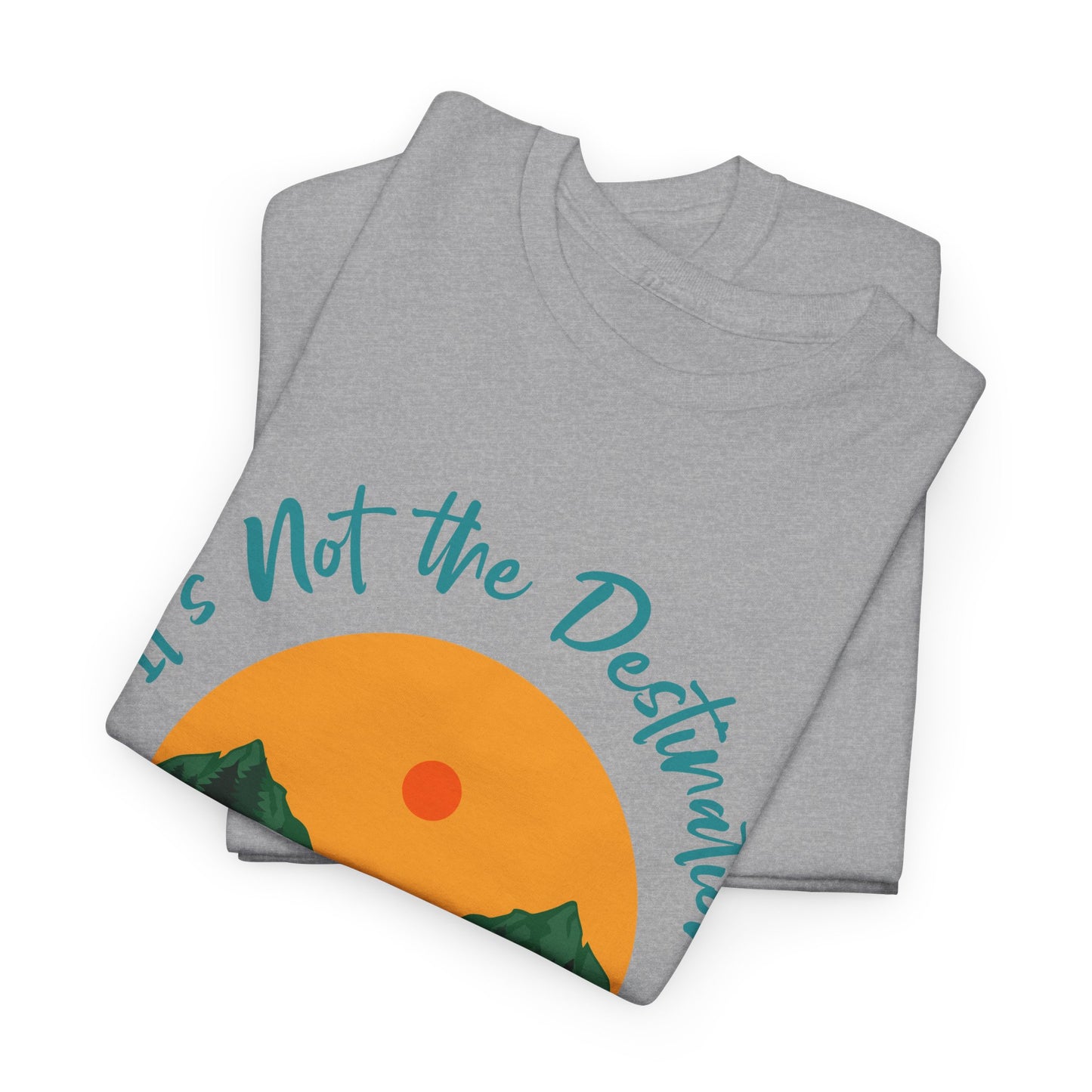 Journey-Themed Unisex Cotton Tee, Travel Shirt, Adventure Clothing, Gift for Travelers, Inspirational Tee, Road Trip Shirt