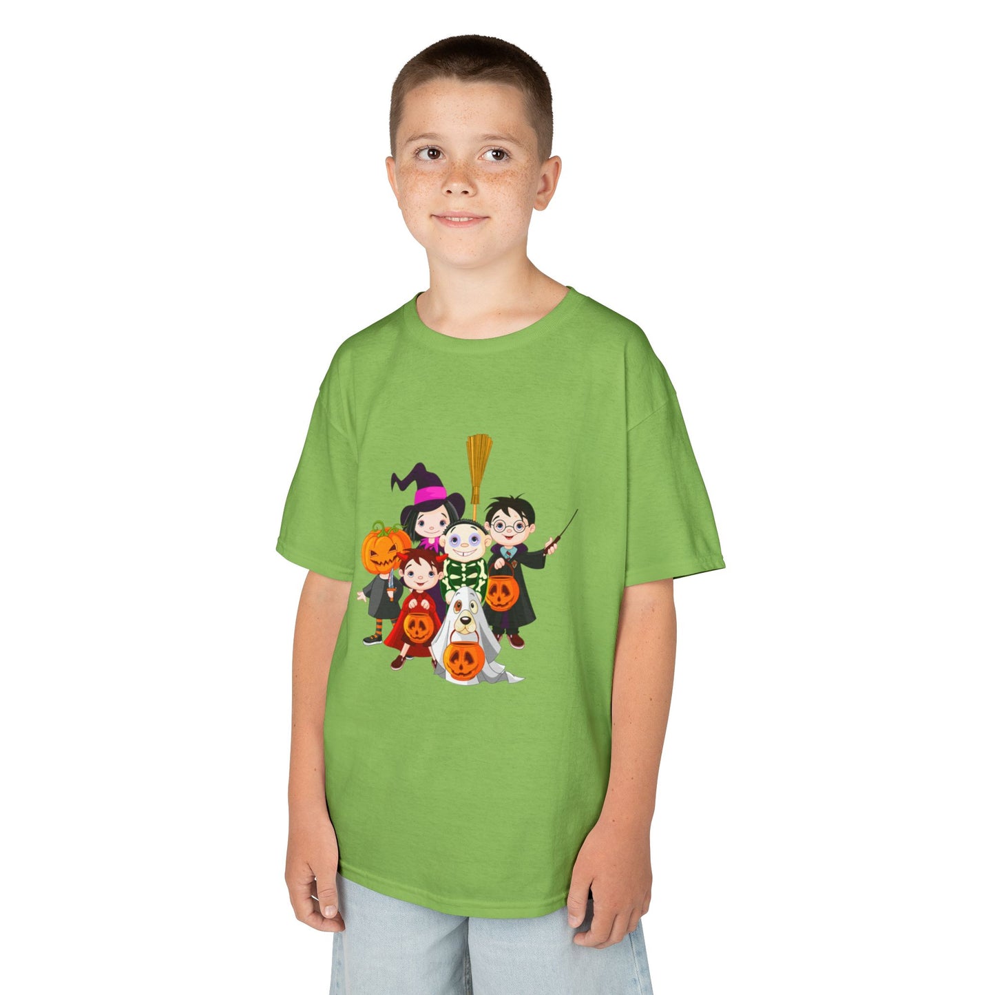 Halloween Kids Tee, Spooky Costume T-Shirt, Trick or Treat Shirt, Kids Halloween Apparel, Fun Fall Fashion