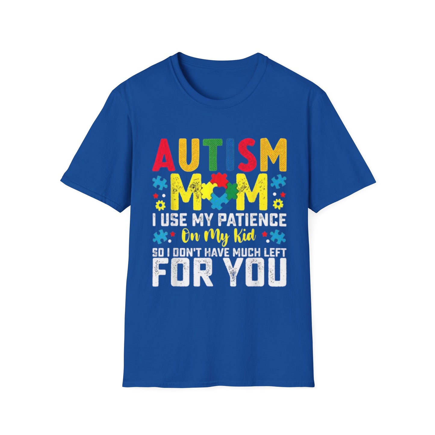 Autism Mom T-Shirt, Unisex Softstyle Tee for Mothers, Perfect Gift for Autism Awareness, Casual Family Wear, Comfortable Autism [...]