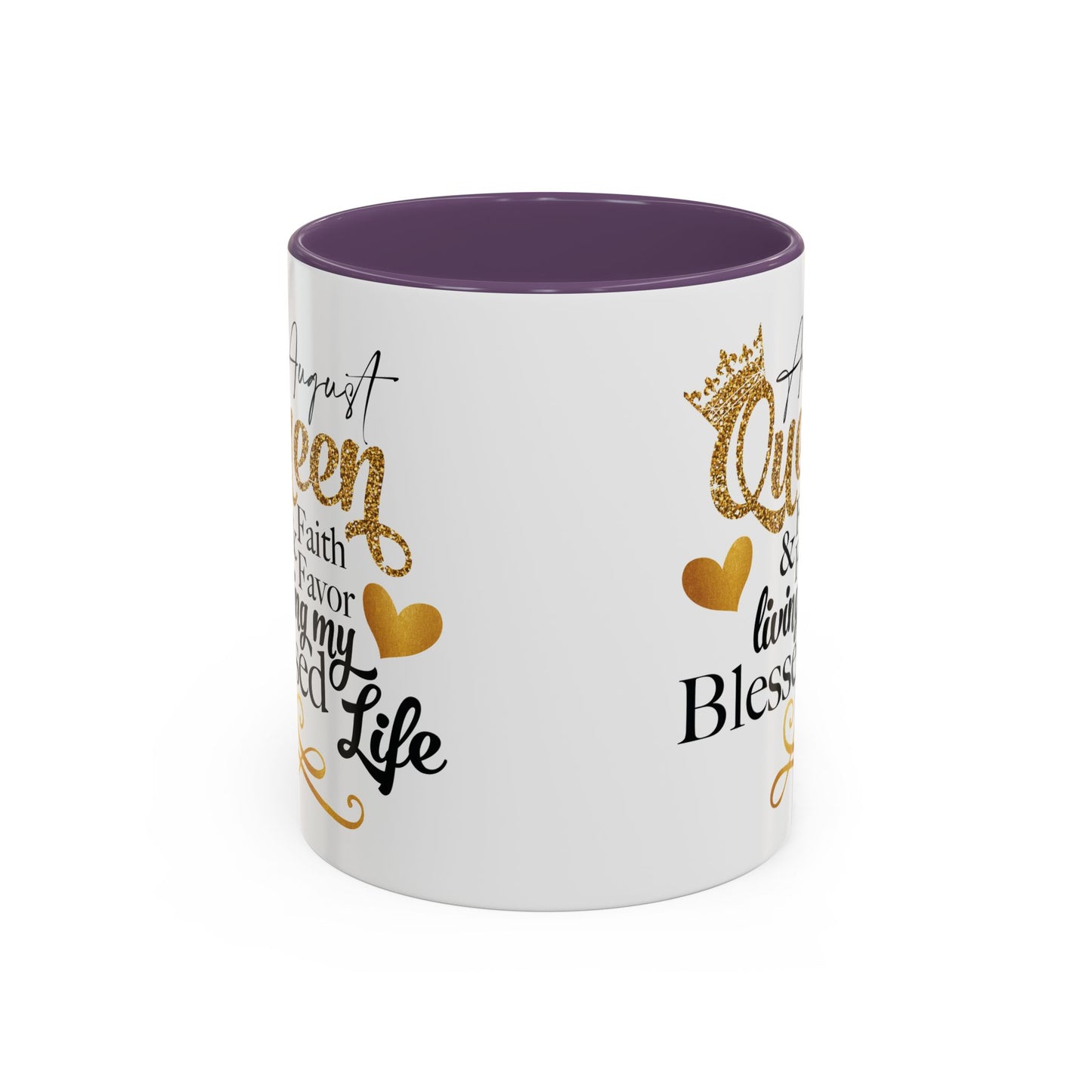August Queen Birthday Mugs, Accent Coffee Mug (11, 15oz)