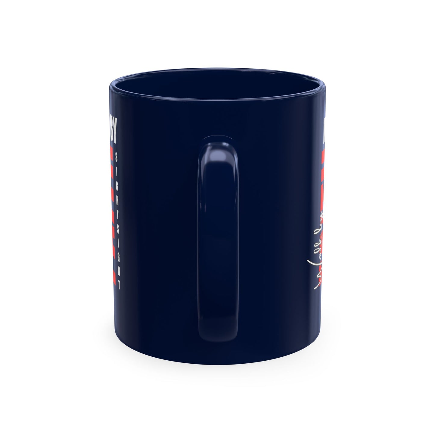 Walk by faith not by sight coffee mug . Traditional Ceramic Mug