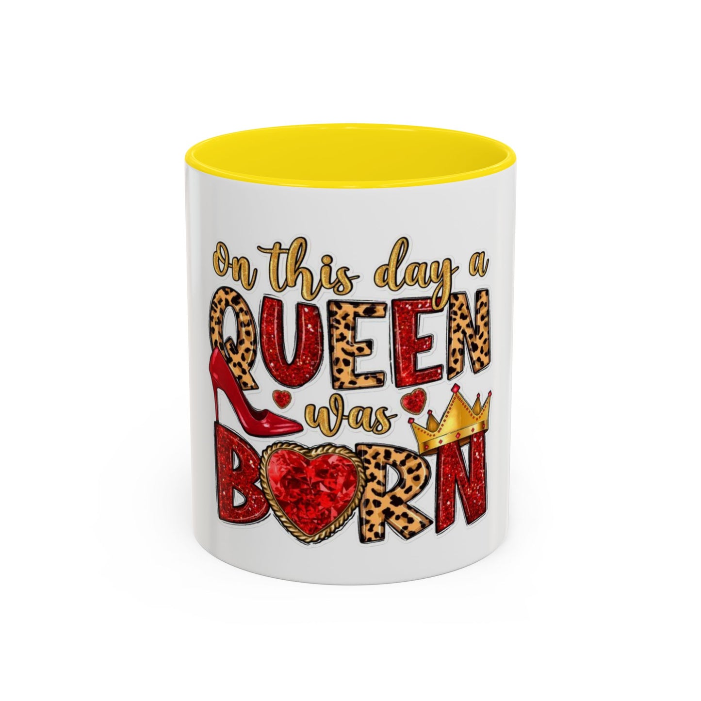 Queen Birthday Coffee Mug | Cute Gift for Her, Stylish Ceramic Mug, Birthday Celebration, Unique Queen Mug, Fun Queen Decor, Gift for Mom
