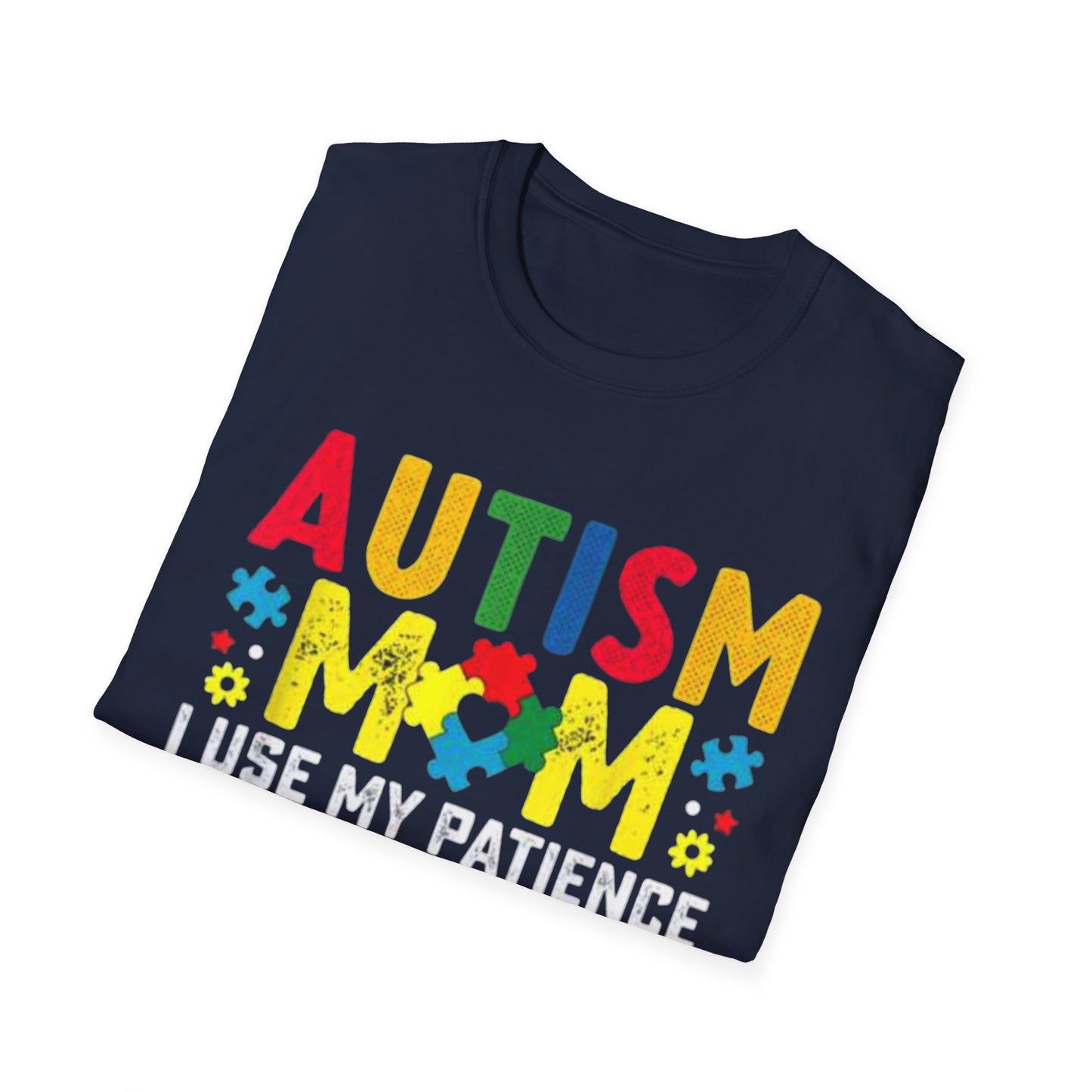 Autism Mom T-Shirt, Unisex Softstyle Tee for Mothers, Perfect Gift for Autism Awareness, Casual Family Wear, Comfortable Autism [...]
