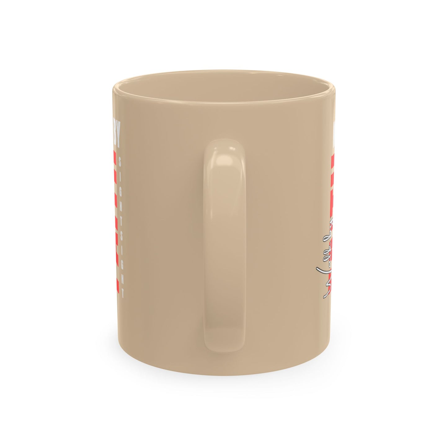Walk by faith not by sight coffee mug . Traditional Ceramic Mug
