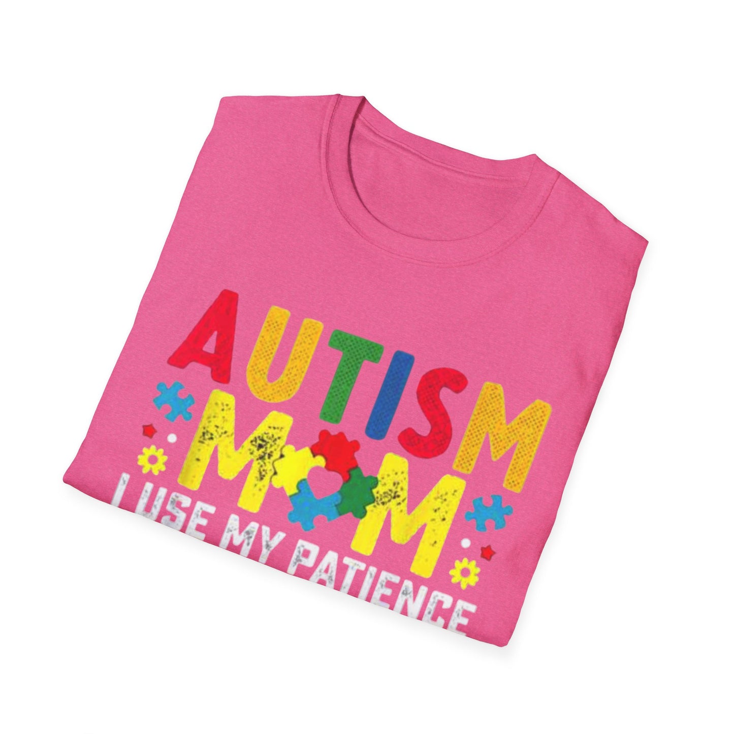 Autism Mom T-Shirt, Unisex Softstyle Tee for Mothers, Perfect Gift for Autism Awareness, Casual Family Wear, Comfortable Autism [...]