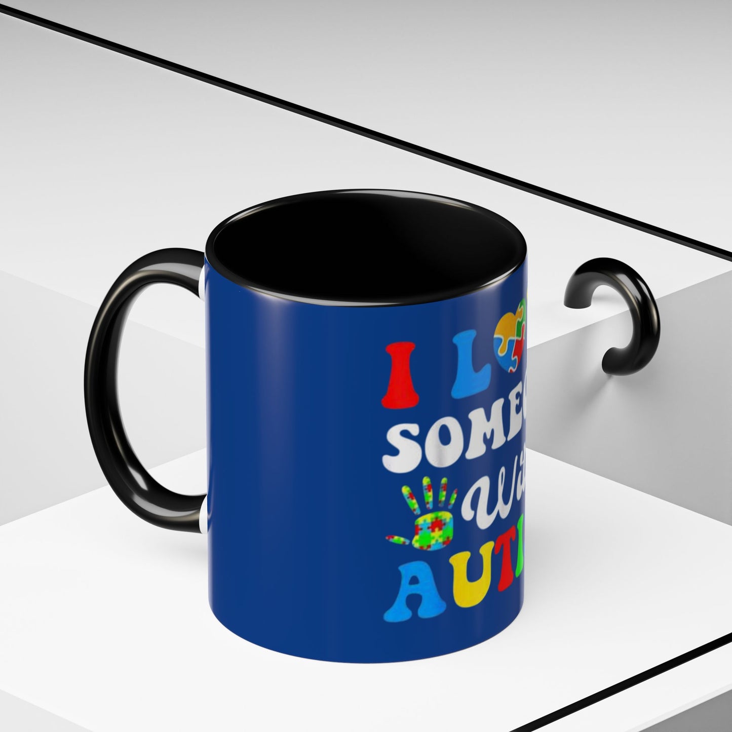 I Love Someone with Autism Coffee Mug | Supportive Gift for Autism Awareness, Colorful Mug for Parents, Motivational Drinkware, Unique [...]