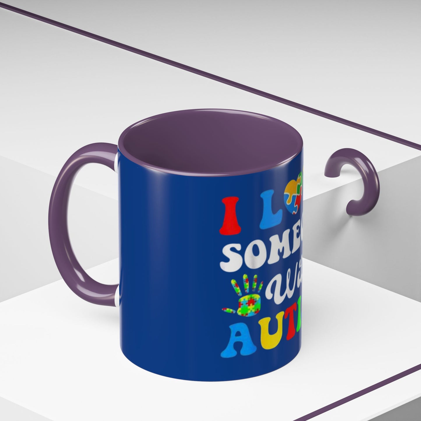 I Love Someone with Autism Coffee Mug | Supportive Gift for Autism Awareness, Colorful Mug for Parents, Motivational Drinkware, Unique [...]