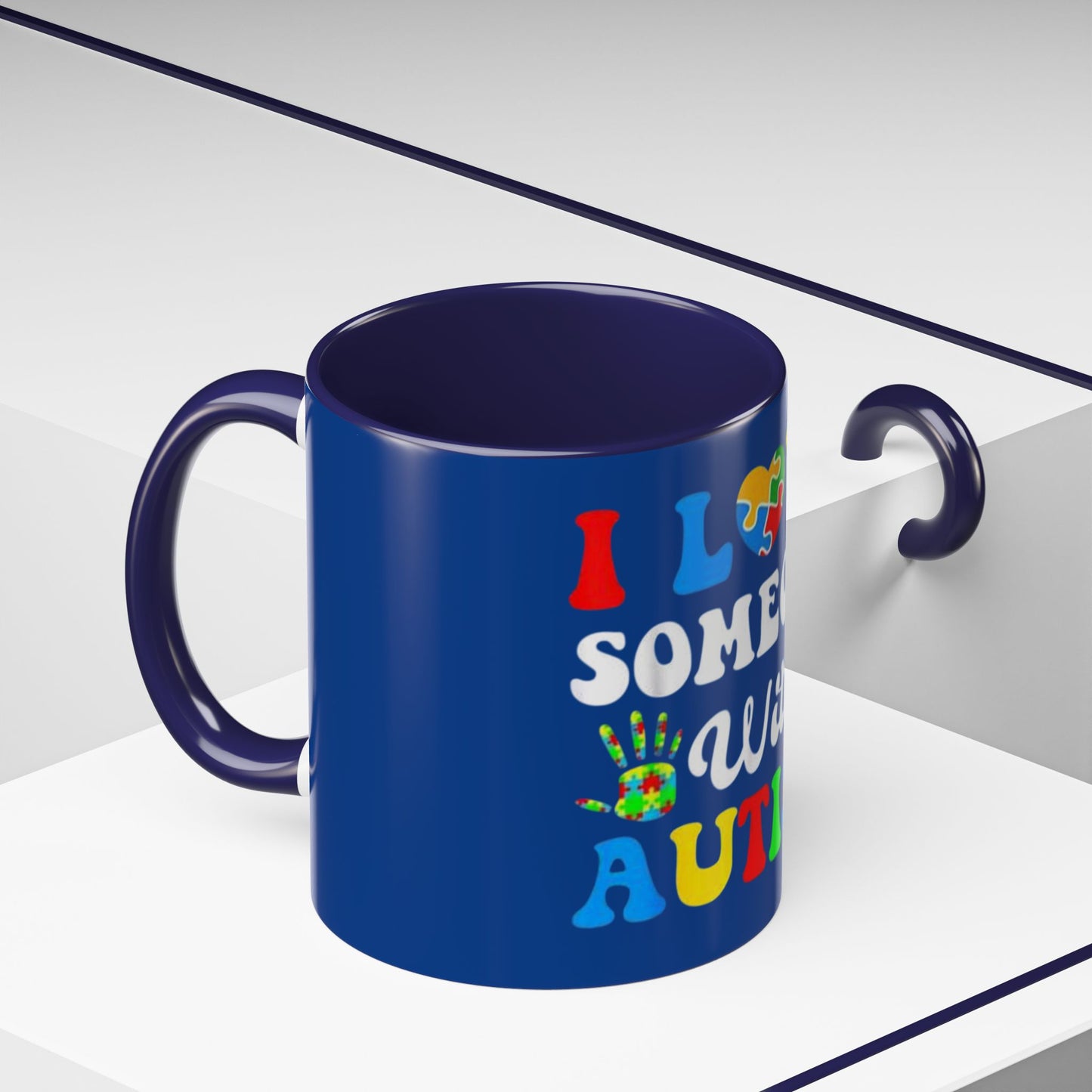I Love Someone with Autism Coffee Mug | Supportive Gift for Autism Awareness, Colorful Mug for Parents, Motivational Drinkware, Unique [...]