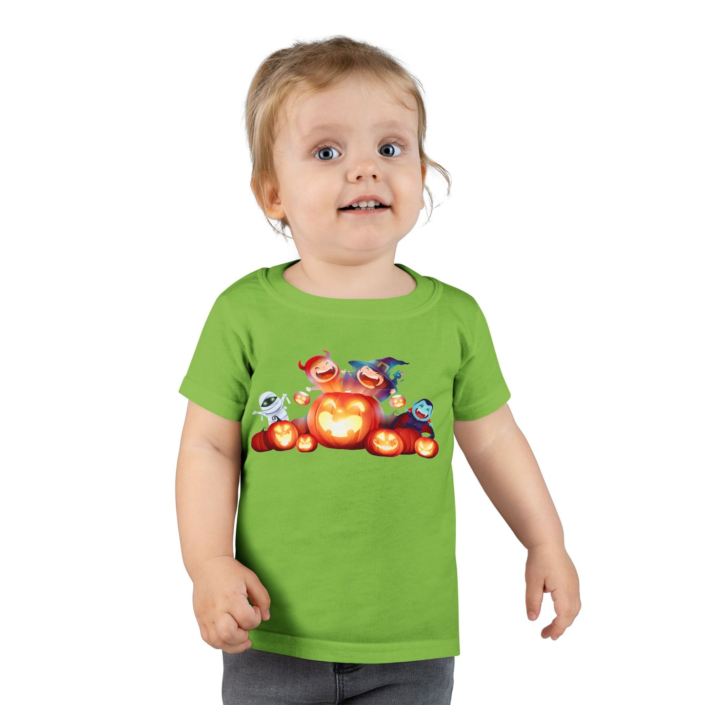 Toddler Halloween T-Shirt, Cute Kids Costume Tee, Pumpkin Graphic Shirt, Trick or Treat T-Shirt, Spooky Toddler Apparel