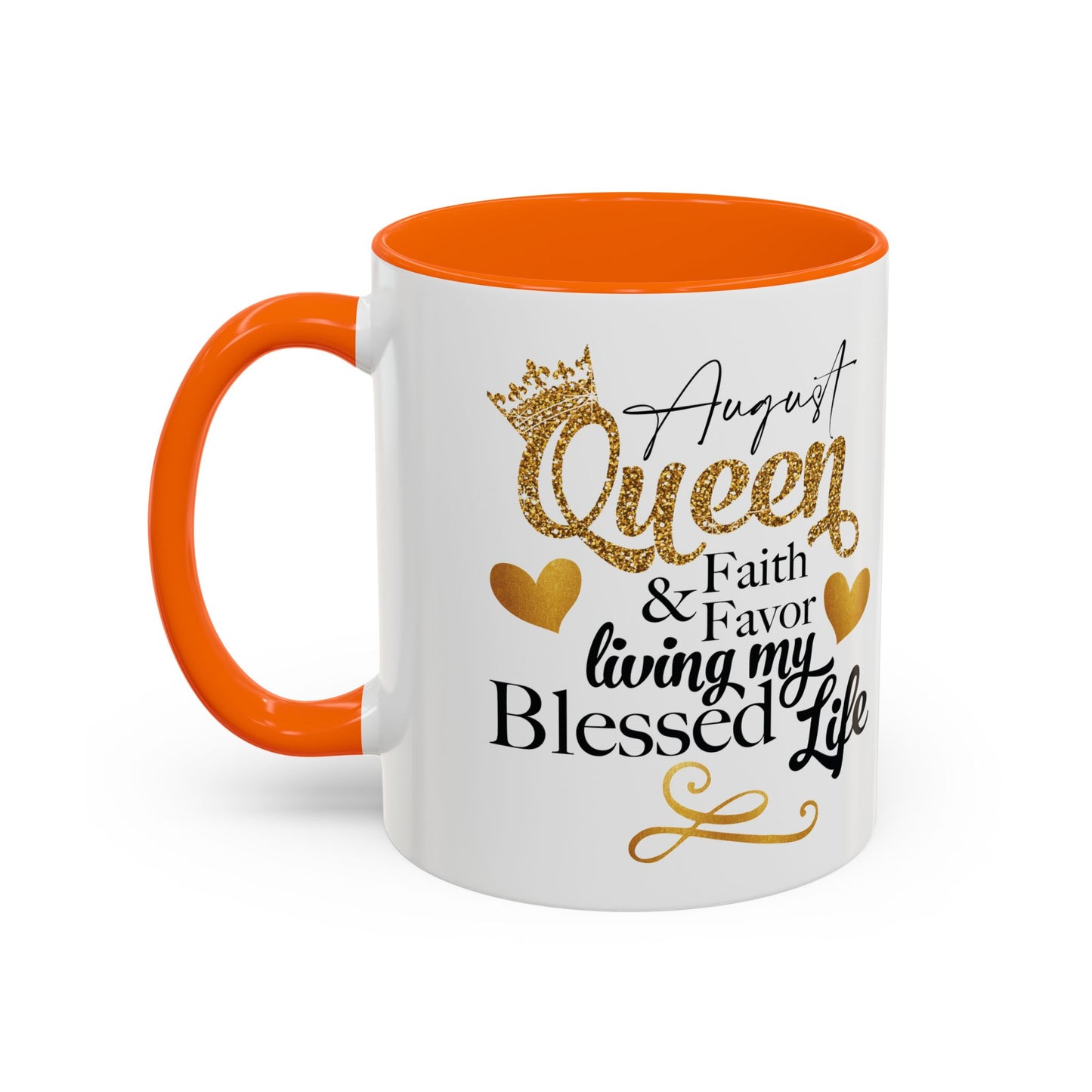 August Queen Birthday Mugs, Accent Coffee Mug (11, 15oz)