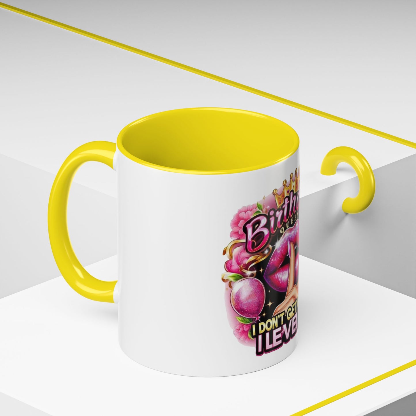 Birthday Queen Coffee Mug - Sassy Gift for Her, Fun Birthday Mug, Level Up Your Morning, Perfect for Celebrations, Unique Drinkware
