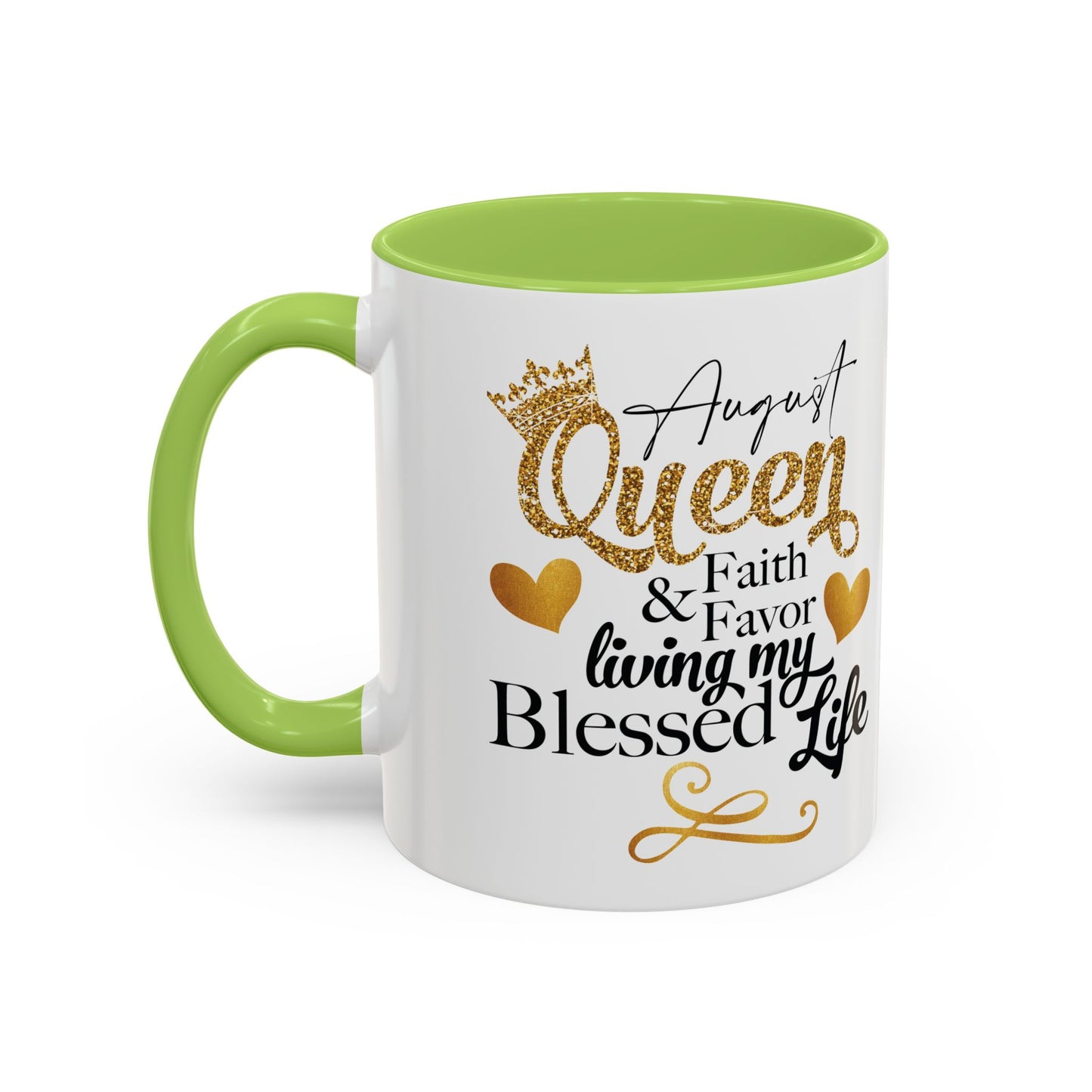 August Queen Birthday Mugs, Accent Coffee Mug (11, 15oz)