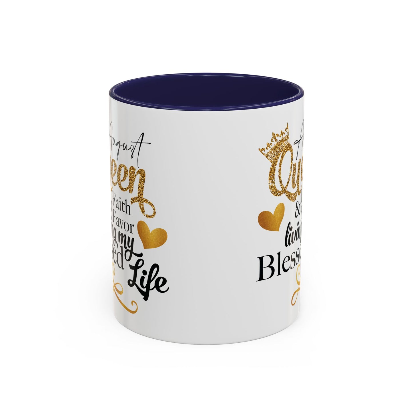 August Queen Birthday Mugs, Accent Coffee Mug (11, 15oz)