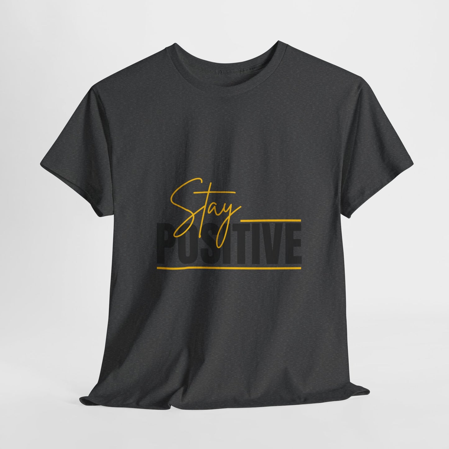 Stay Positive Unisex Tee, Motivational T-Shirt, Inspirational Apparel, Gift for Friends, Positive Vibes Shirt