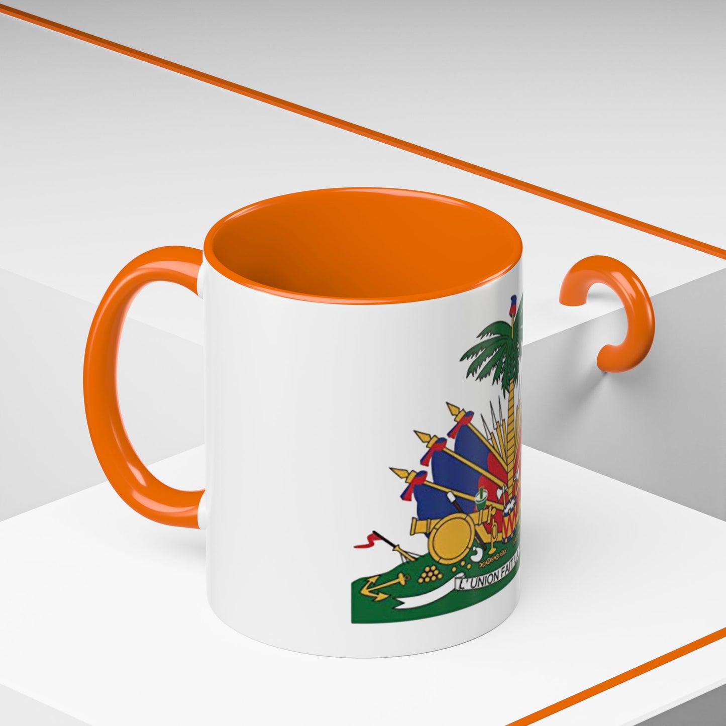 Haitian Heritage Coffee Mug - Celebrate Culture, Unique Gifts, Mugs for Coffee Lovers, Haitian Flag Design, Perfect for Any Occasion