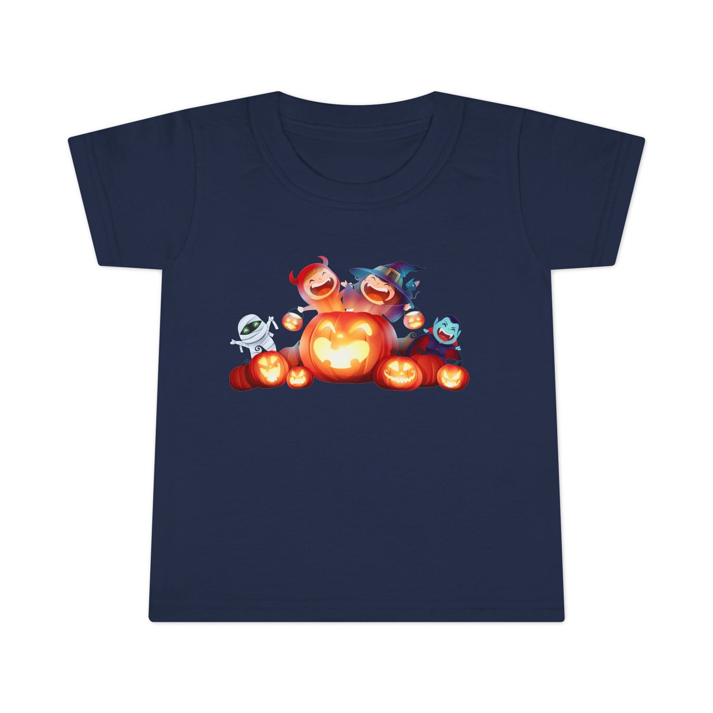 Toddler Halloween T-Shirt, Cute Kids Costume Tee, Pumpkin Graphic Shirt, Trick or Treat T-Shirt, Spooky Toddler Apparel