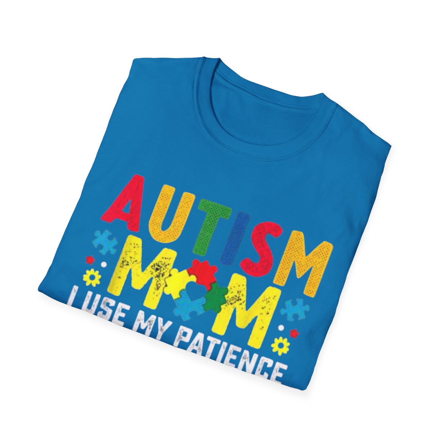 Autism Mom T-Shirt, Unisex Softstyle Tee for Mothers, Perfect Gift for Autism Awareness, Casual Family Wear, Comfortable Autism [...]