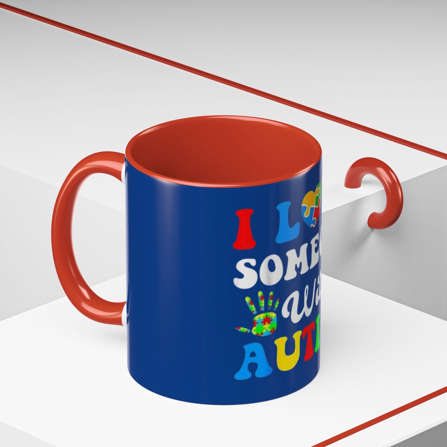 I Love Someone with Autism Coffee Mug | Supportive Gift for Autism Awareness, Colorful Mug for Parents, Motivational Drinkware, Unique [...]